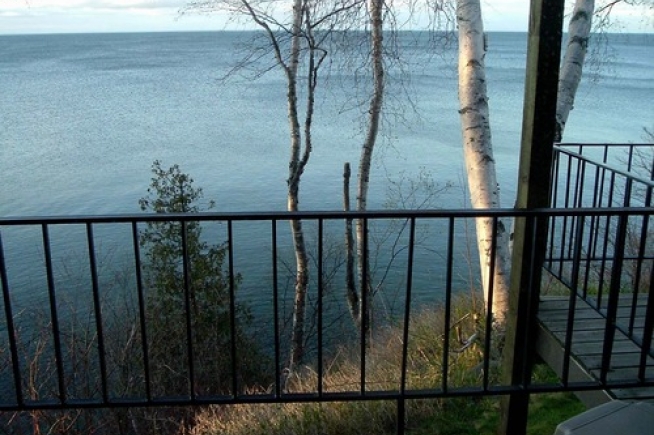 Cliff Dweller on Lake Superior